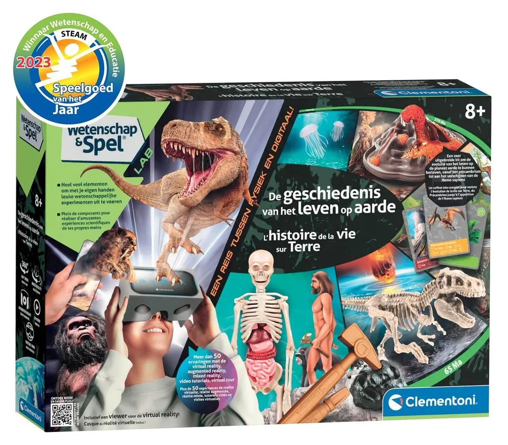 Coffret Scientifique Réalité Augmentée Histoire de la Vie sur Terre