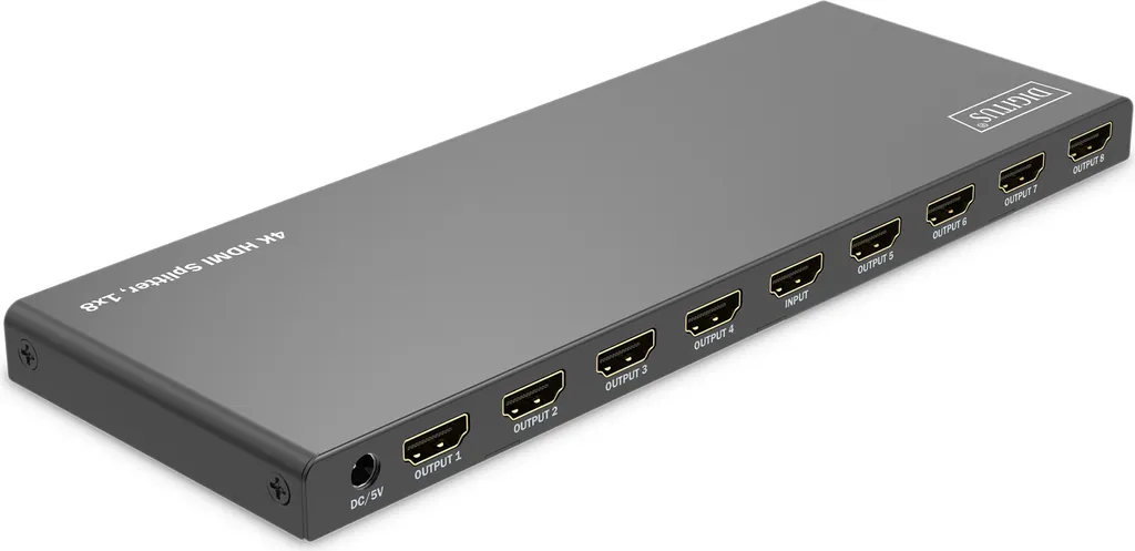 DIGITUS Professional Splitter HDMI 4K - Soluzione 8 Output UHD