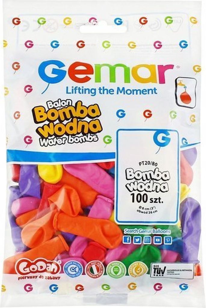 Balony Bomby Wodne 100szt Zdjęcie produktu 