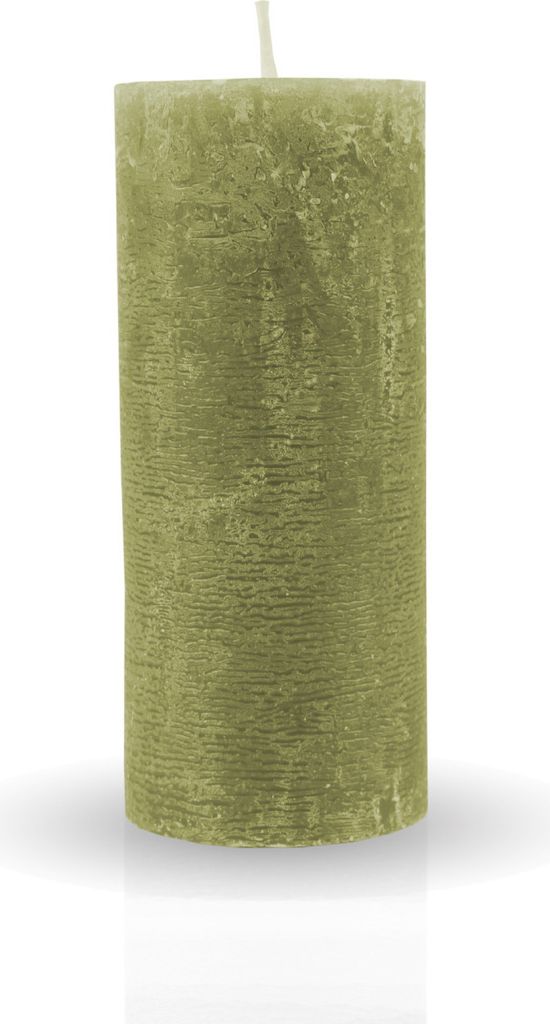 Bougies piliers Rustic Olive Ø7cm x 15cm Image du produit 
