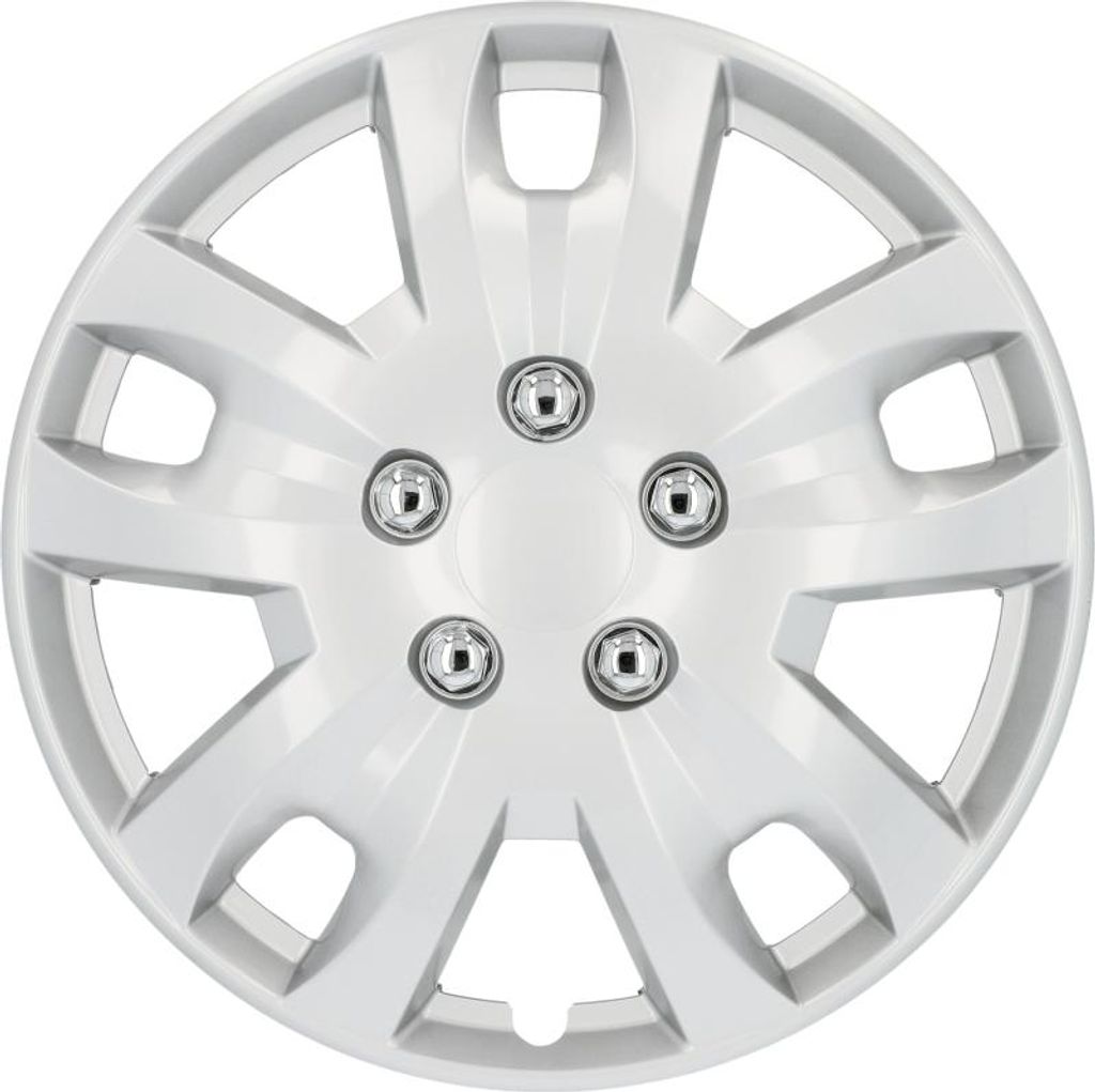 cartrend Radzierblende Hockenheim 15 silber 4x Produktbild 