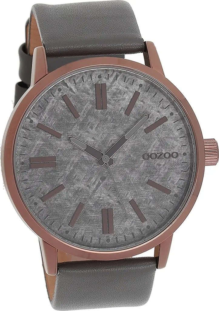 Idee Regalo Uomo: Orologio Oozoo Pelle Grigio D2UOC9408A Originale