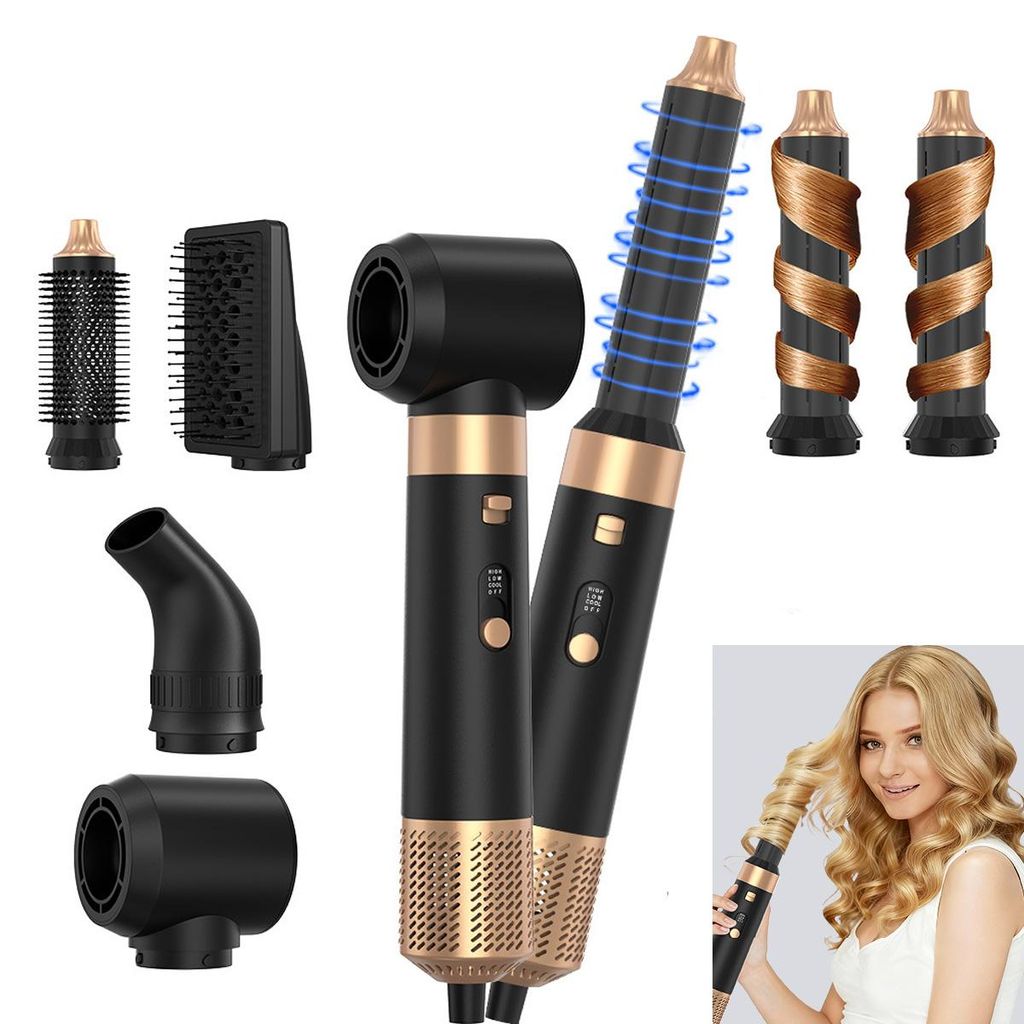 Hairstyler 6 in 1 mit Warmluftbürste, Professionelle Produktbild 