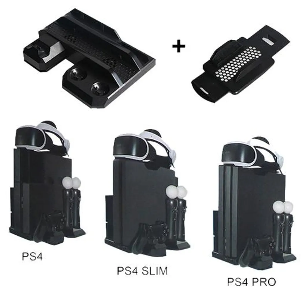 Station de Charge et Refroidissement pour Console PS4 et Casque VR