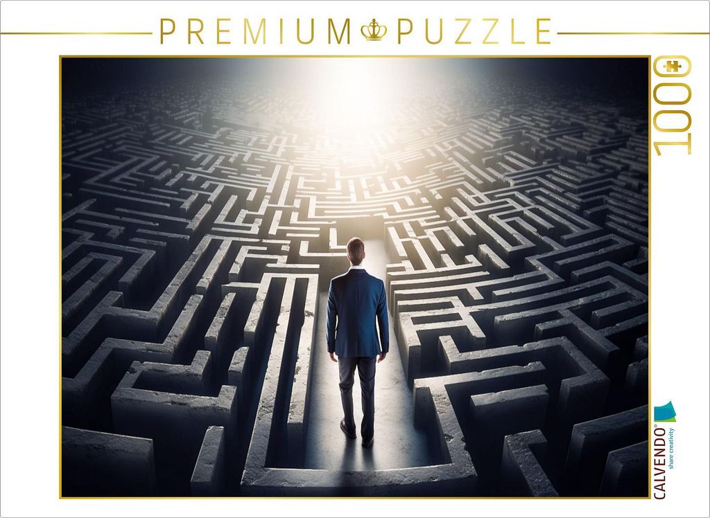 CALVENDO Puzzle Ein Motiv aus dem Kalender Labyrinth Universum | 1000 Teile Lege-Größe 64x48cm Foto-Puzzle für glückliche Stunden