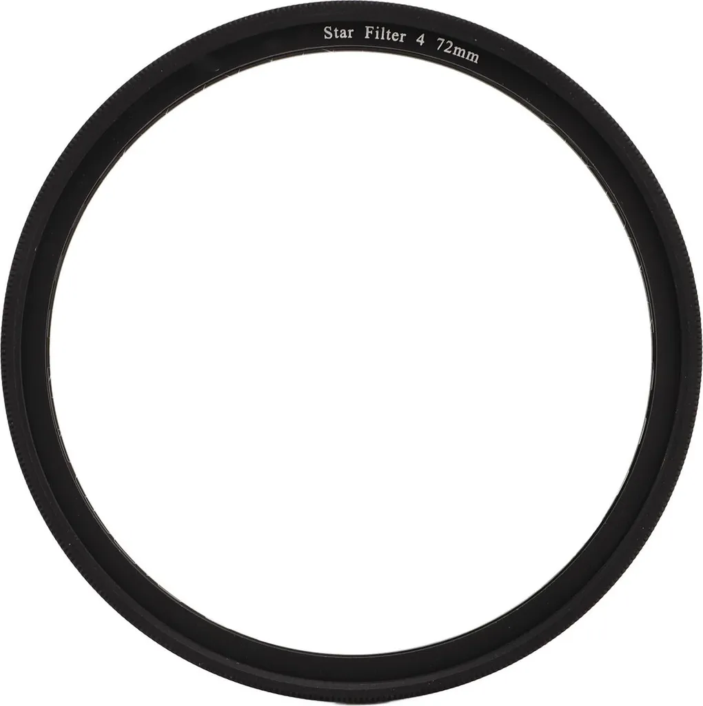Filtro Stellare 72mm 4 Punti Regolabile - Starburst Professionale DSLR