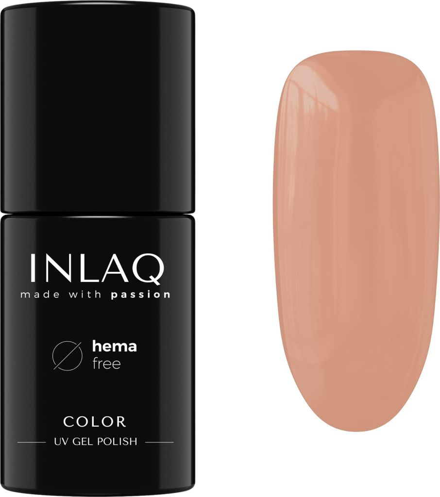 INLAQ HEMA Free UV Nail Polish 6 ml - Gel Nagellack frei von HEMA - Chocolate Kollektion - Farbe Karamell