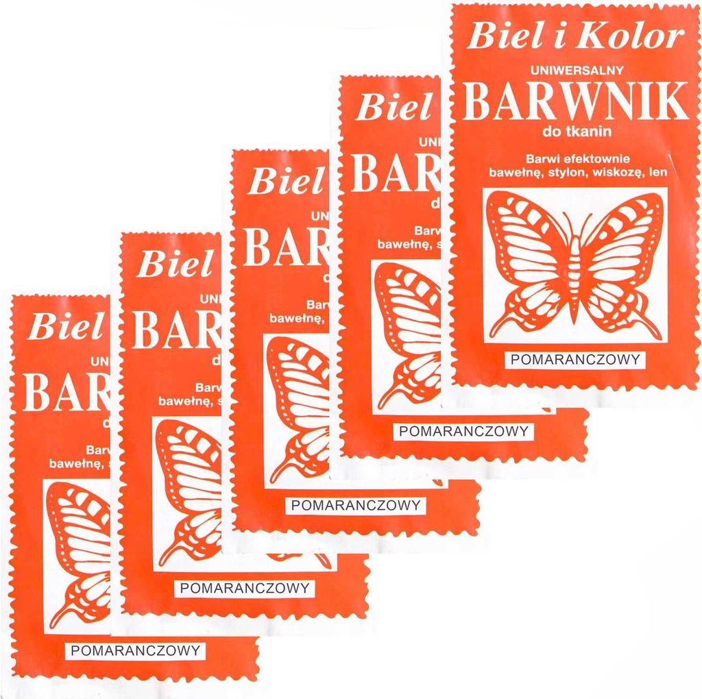 5 x 10g Batikfarbe Textilfarbe Stofffarbe färben, bitte Farbmix wählen, Farbe:orange
