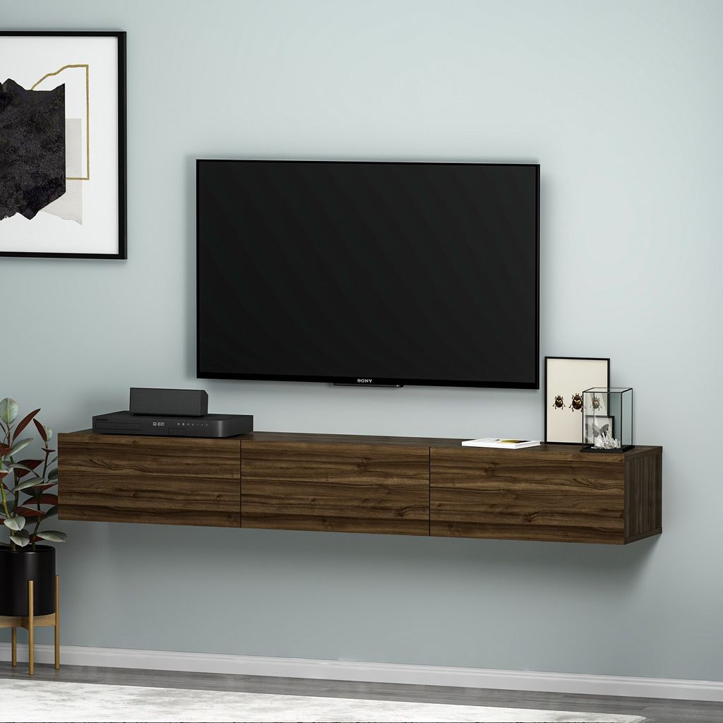 Skye Decor, Terra - Walnut, TV-Ständer, 100 % Produktbild 