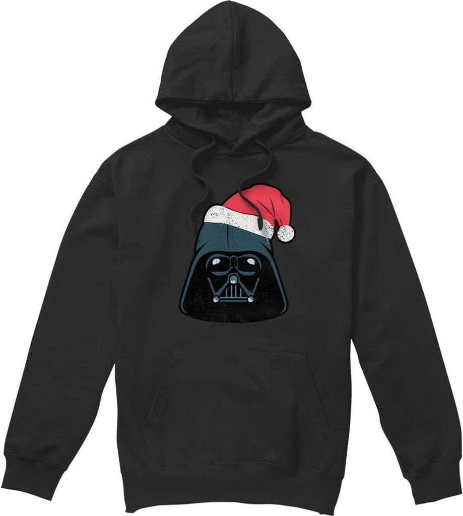 Star Wars - Kapuzenpullover für Herren - weihnachtliches Design TV4611 (XL) (Schwarz)
