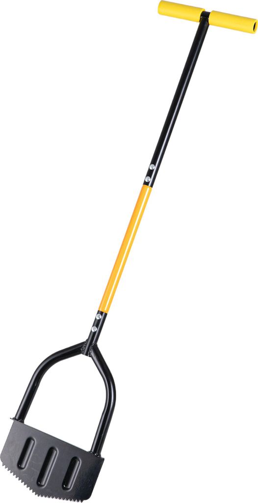 Relaxdays Tagliaerba per bordi, 106 x 22 cm, acciaio, Immagine del prodotto 