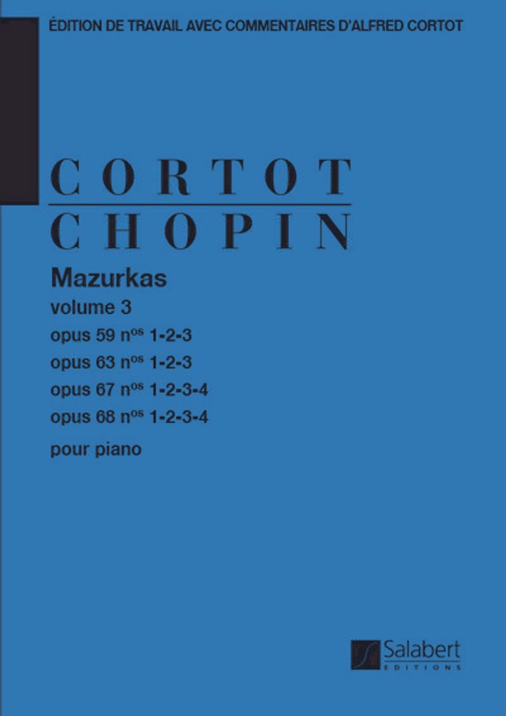 Mazurkas vol.3 pour piano