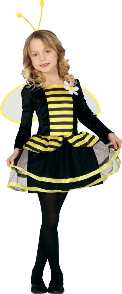 Bienen Kostüm für Mädchen, Größe:110/116 Produktbild 