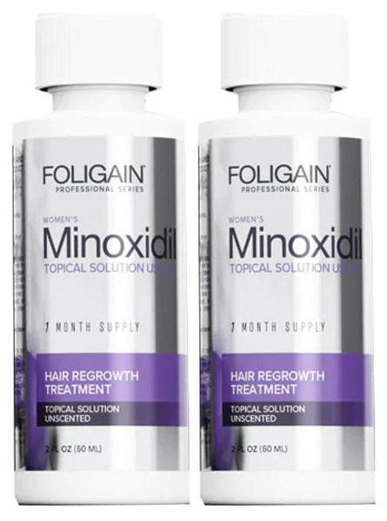 Set zur Haarwuchsförderung, Foligain, Minoxidil 2 %, Produktbild 