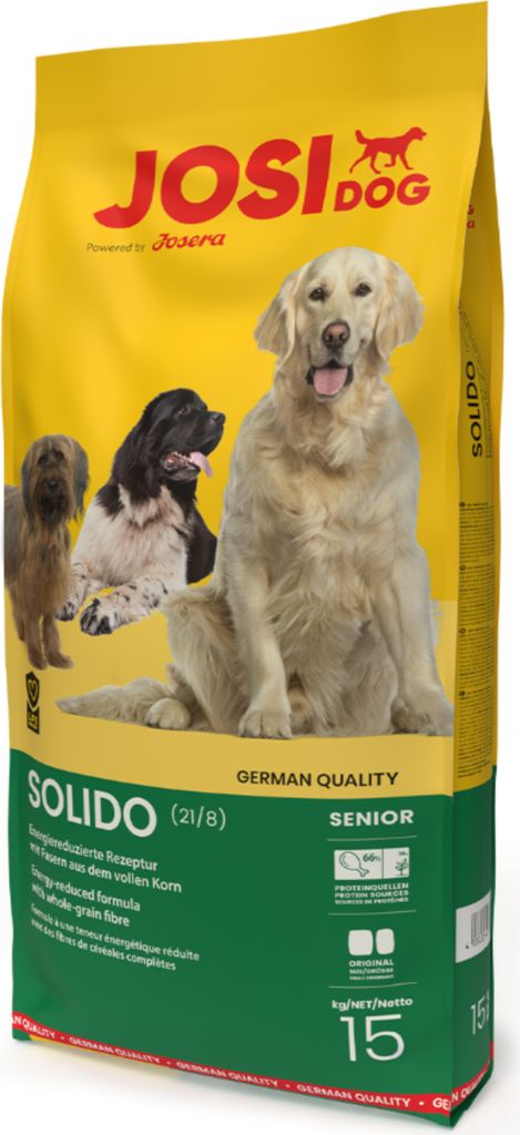A bag of Josera Josidog Solido dog food.
