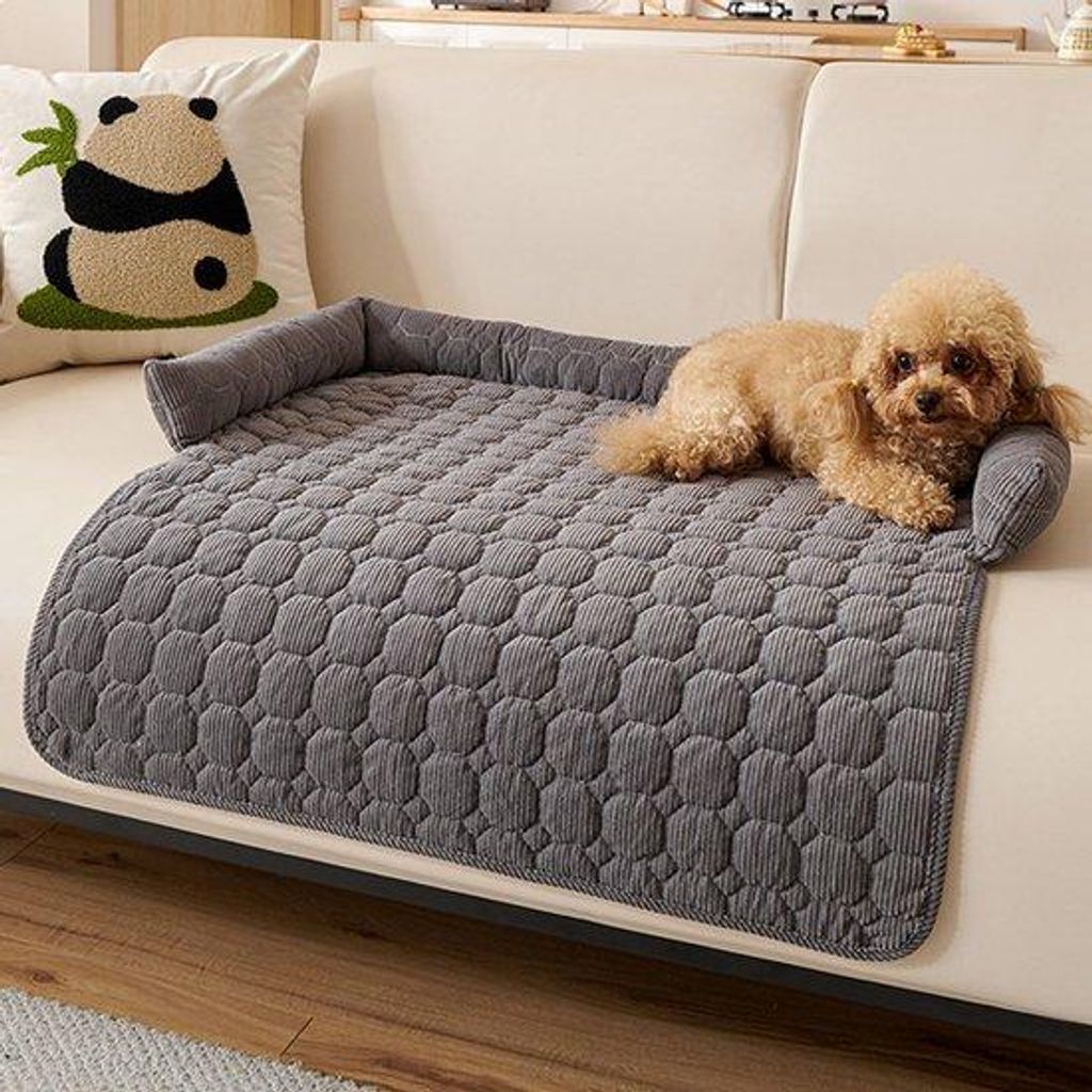 Universeller Hundebeschützer 75cm dunkelgrau Antirutsch Hundematte