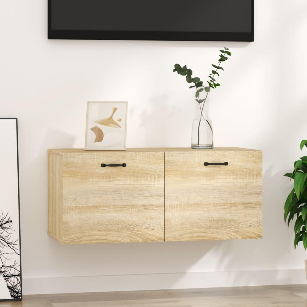 Maison Exclusive - Wandschrank Sonoma-Eiche 80x36,5x35 cm Holzwerkstoff
