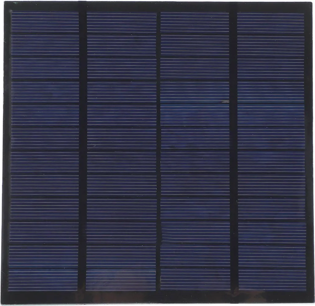 Pannello Solare 3W 12V Fai Da Te 145x145mm Polisilicio per Progetti