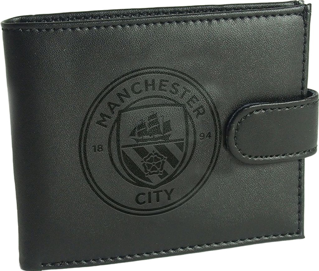 Manchester City FC - Leder Brieftasche RD3874 (Einheitsgröße) (Schwarz)