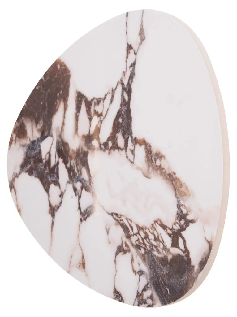 Applique murale LED Marbles en pierre naturelle Maxlight 6W blanc marron