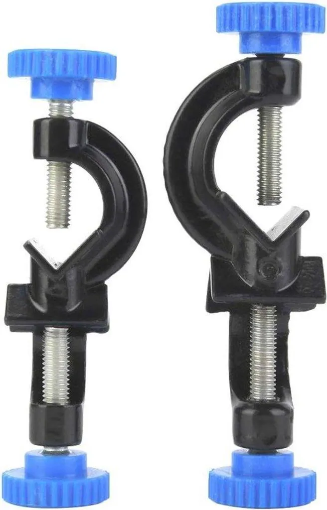 Pinces de laboratoire en alu noir lot de 2 pour éviter la chute de verrerie