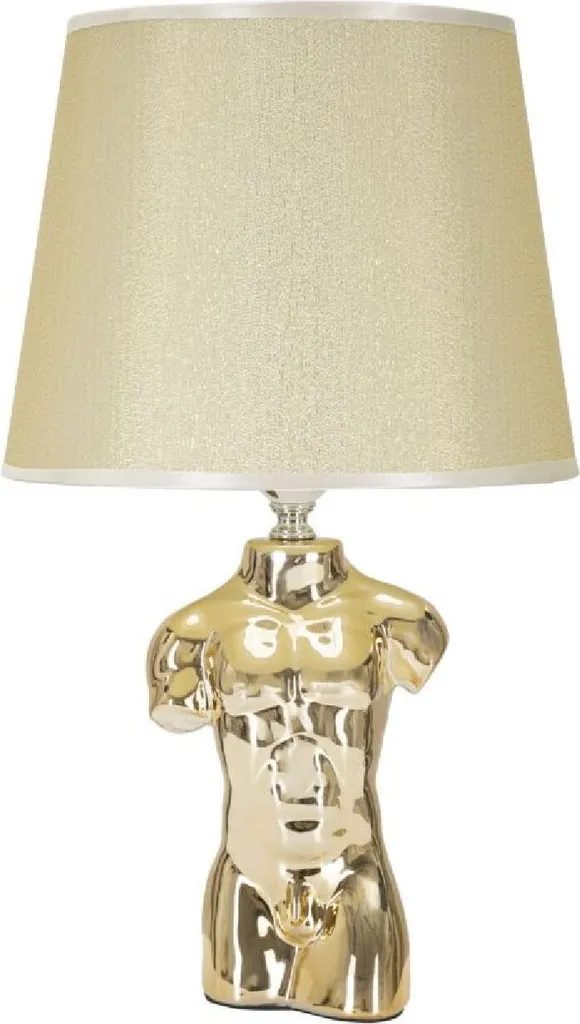 Luminaire décoratif Glam Man Mauro Ferretti en métal doré culot E27