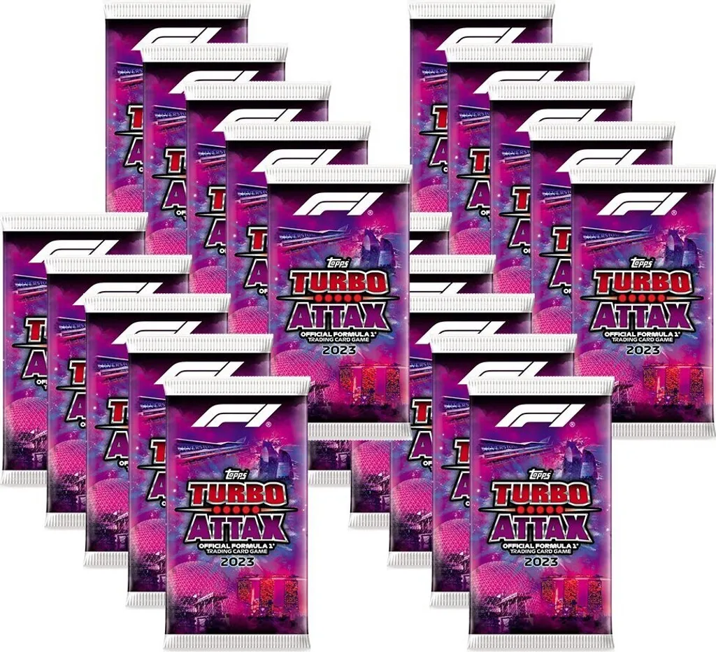 Cartes à collectionner F1 2023 Topps Turbo Attax en lot de 20