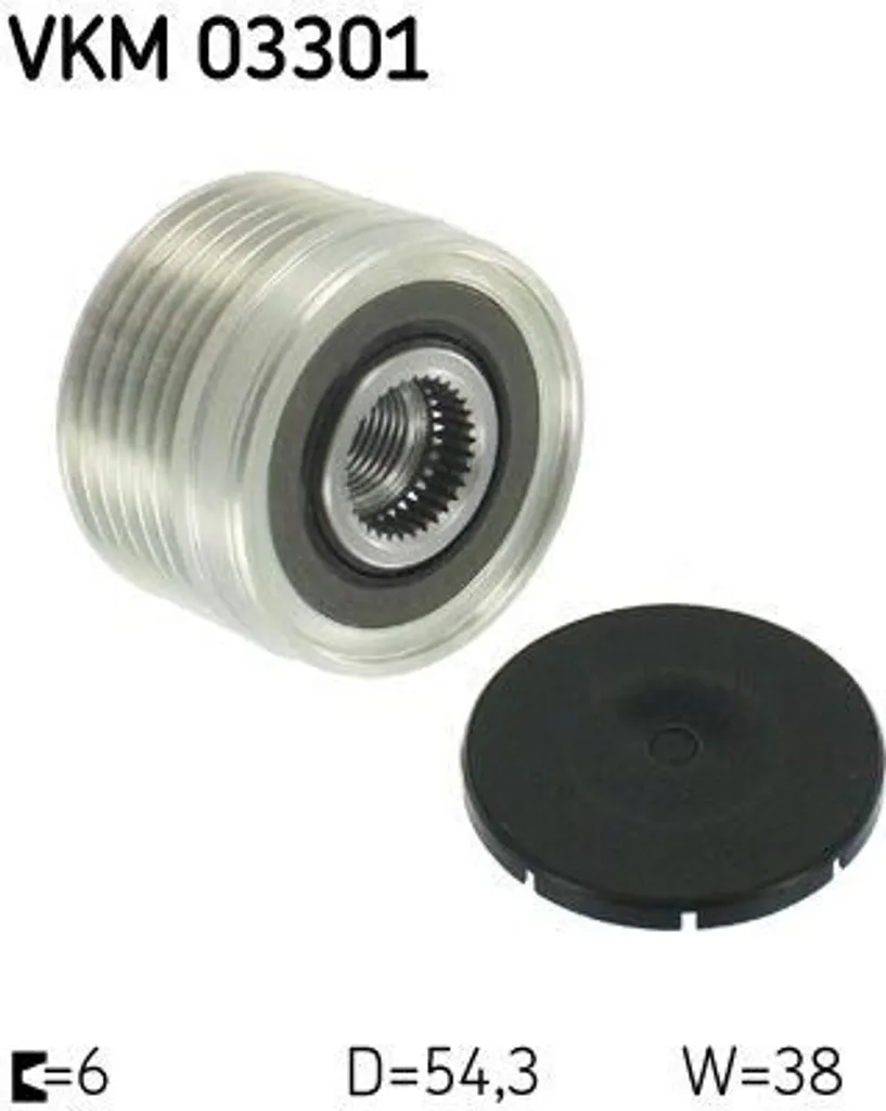 Puleggia SKF VKM 03301 per Ducato, Jumper, Boxer - No Stop