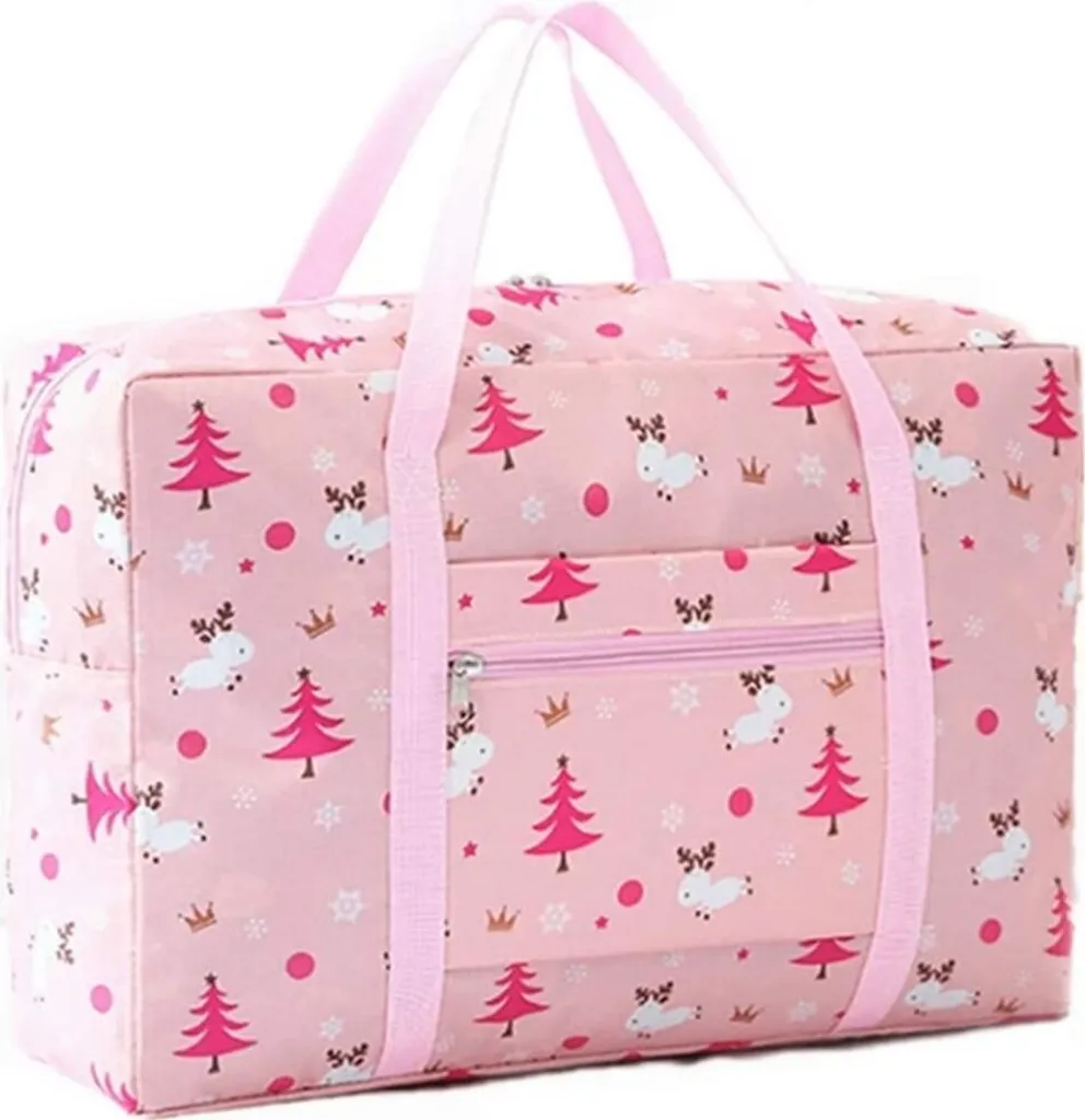 Borsa Cabina 33x47x16 cm Rosa Agnello | Ideale per Famiglie e Viaggi
