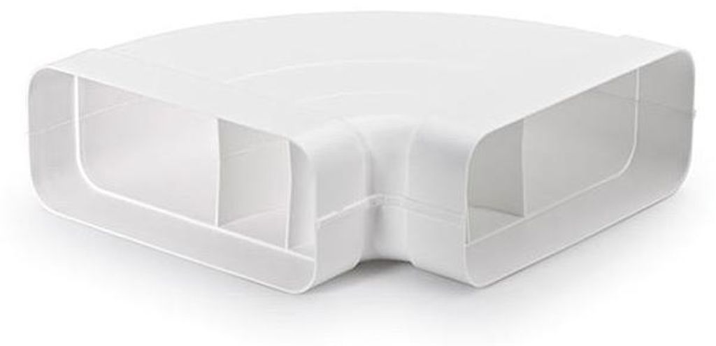 Naber F-RBH 150 coude horizontal 90°, blanc - Technique de Image du produit 