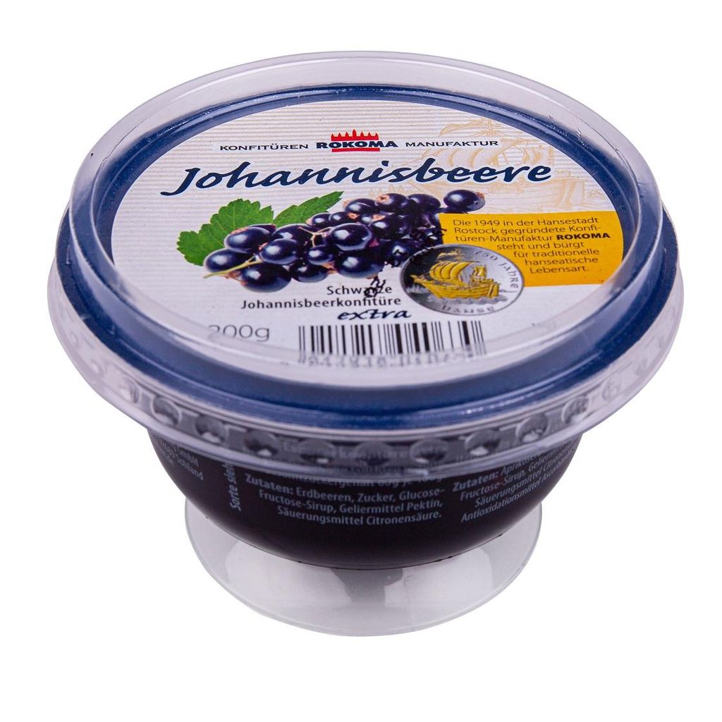 Rokoma Johannisbeer-Konfitüre 6x 200g