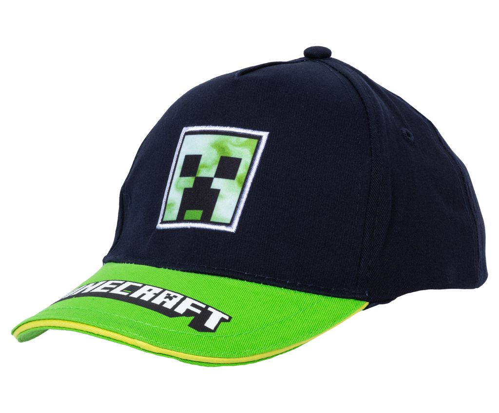 Snapback Kappe - Minecraft Creeper Grün - Offiziell Produktbild 3