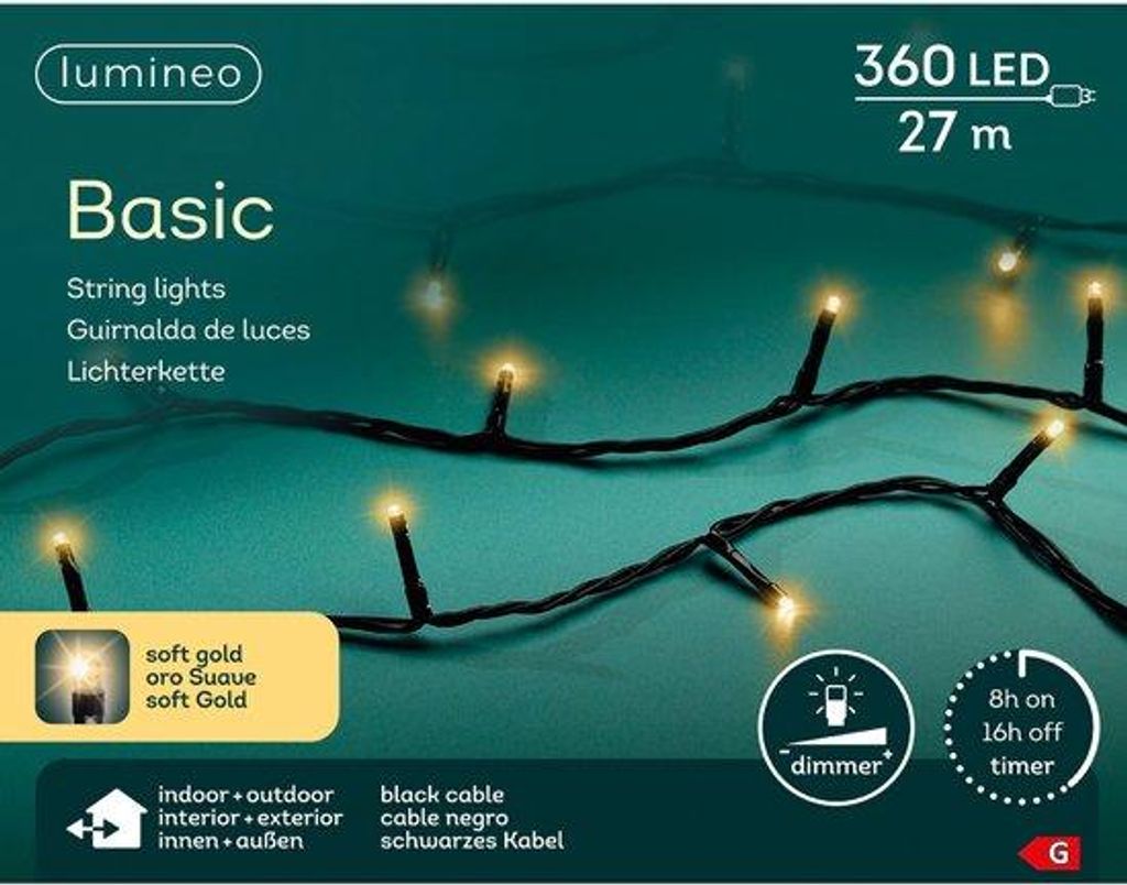 LED-Weihnachtsbeleuchtung für den Außenbereich 27M - 360 Produktbild 