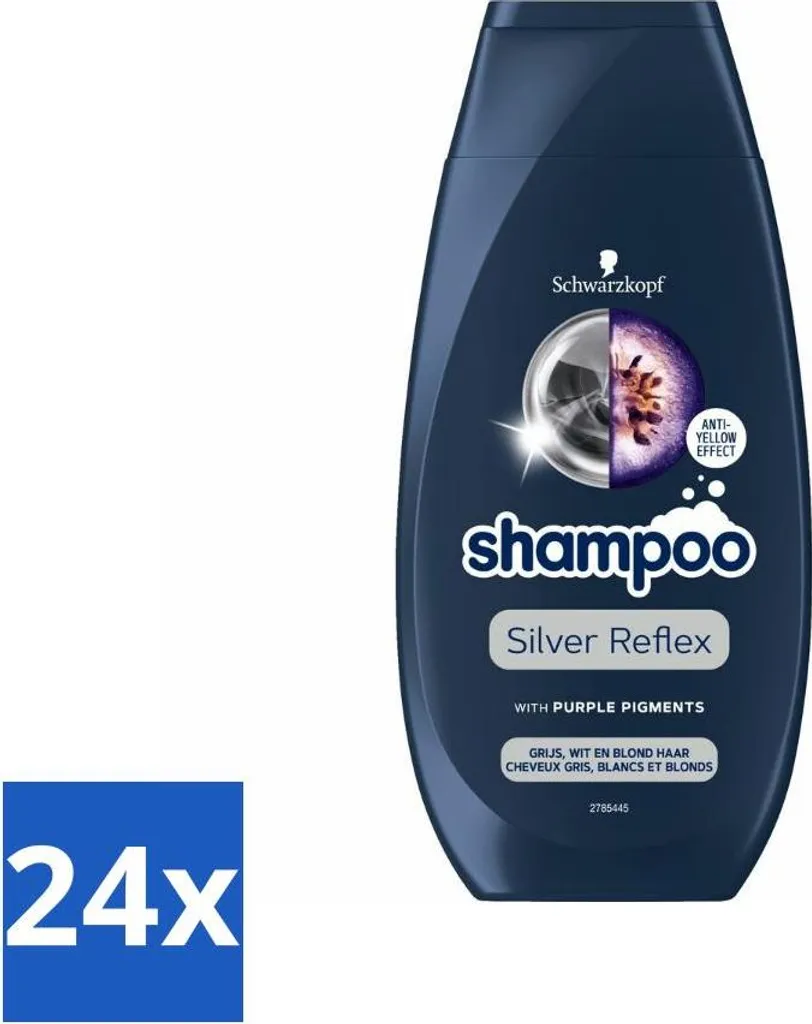 Stock 24x Schwarzkopf Silver Reflex 250ml - Prezzo Ingrosso Online