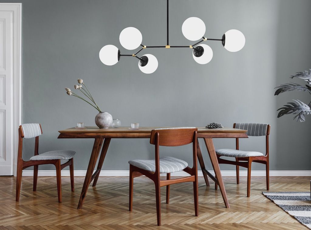 Opviq, Damar - 6321, Lustr, IRON BODY, černý, 48 x 100 x 58 Obrázek produktu 