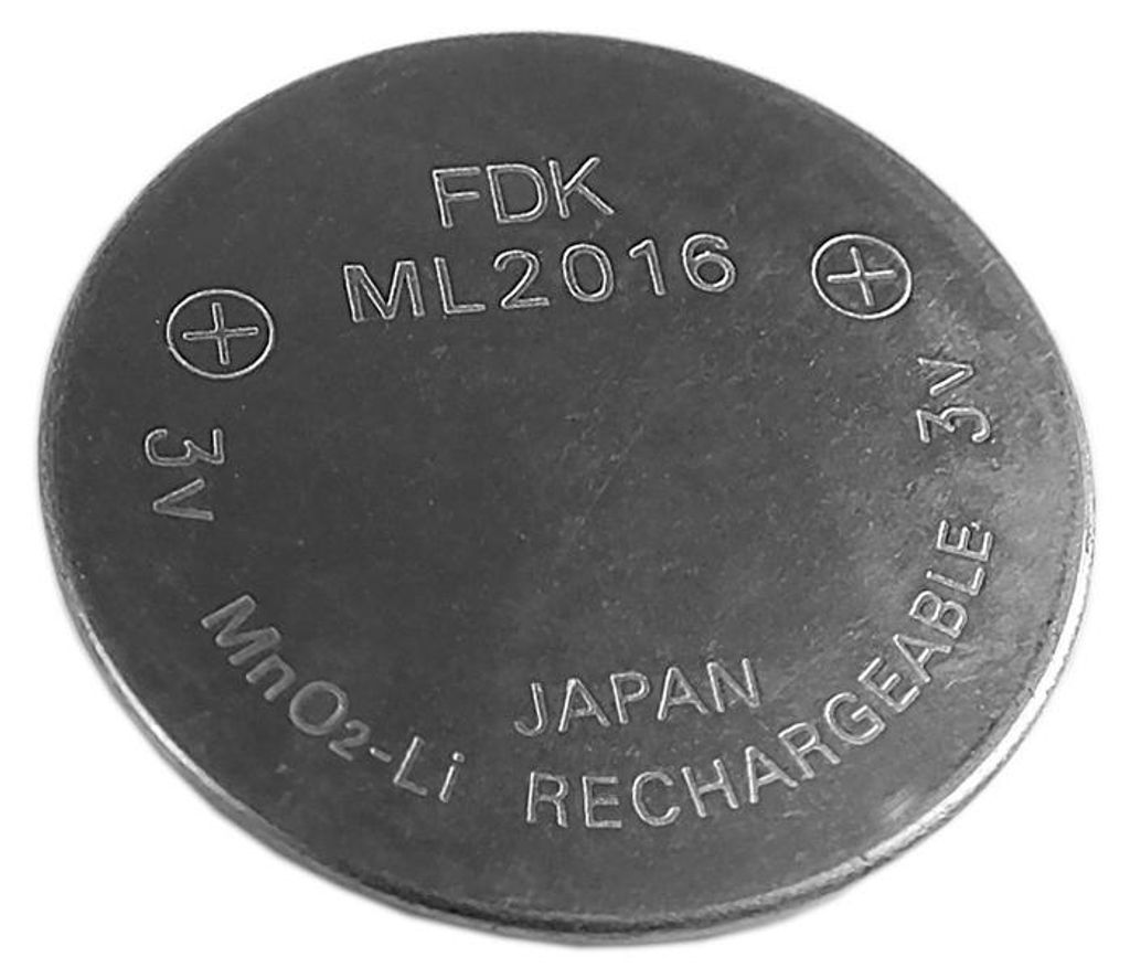Knopfzelle Akku Batterie ML2016 ML-2016 für Casio 24799 Produktbild 