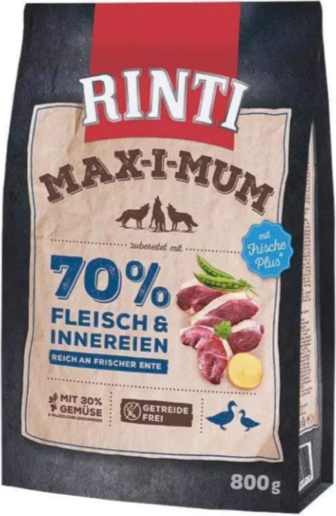 Rinti Trockenfutter MAX-I-MUM Max-i-mum Ente 800 g Produktbild 