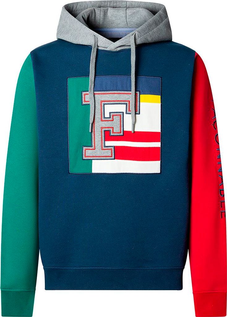 FaÇonnable Fm580007 Kapuzenpullover Blau S Mann Blau S