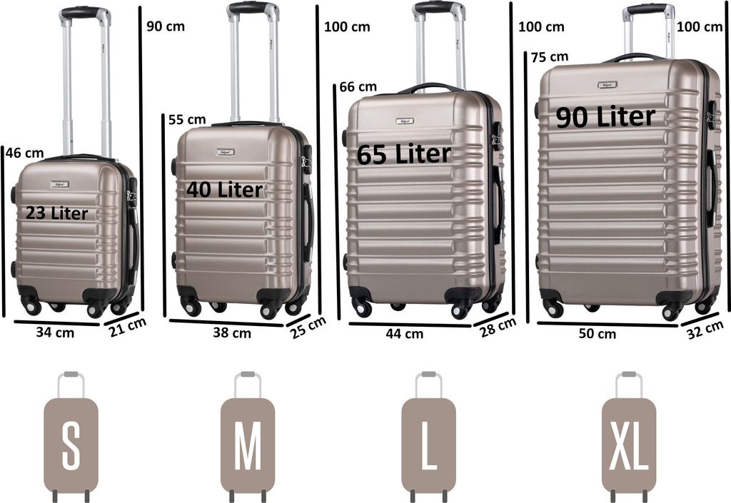 Zelsius Lot de 4 valises rigides en ABS avec serrure à combinaison TSA - 4 roulettes doubles et cloison intérieure - Valise rigide - 4 pièces - Grande valise, Noir , Ensemble de valises Zelsius Lot de 4 valises rigides en ABS avec serrure à combinaison TSA - 4 roulettes doubles et cloison intérieure - Valise rigide - 4 pièces - Grande valise, Noir , Ensemble de valises