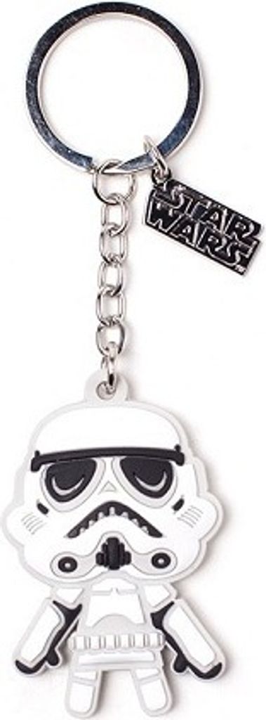 Star Wars - Storm Trooper Rubber Keychain - Difuzed KE080707STW - (Small Accessories / Gummi Schlüsselanhänger)