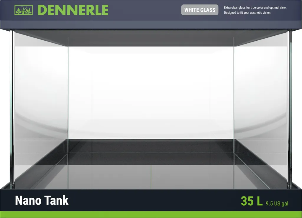 Dennerle 3929 Nano ScapersTank 35 L - Aquarium en verre blanc premium