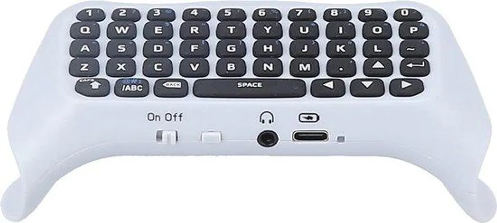 Clavier gaming PS5 blanc : facilitez la saisie de texte sur votre console
