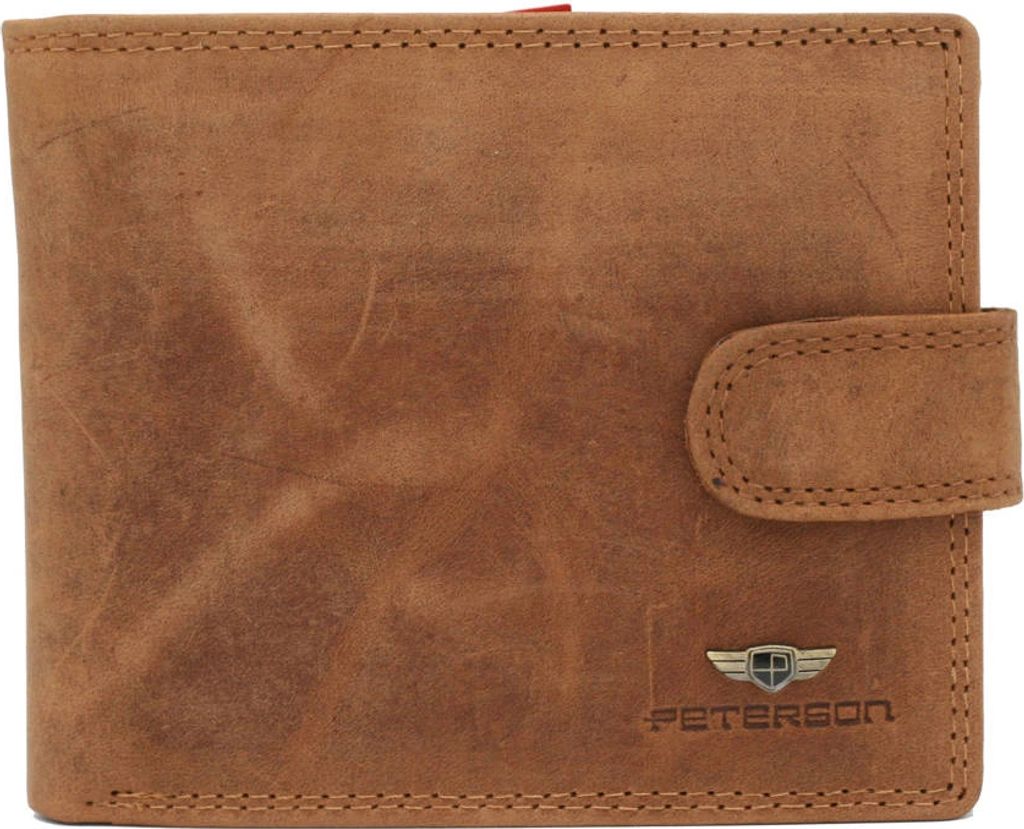 Peterson Portemonnaie aus Leder für Männer N992L-CHM-M hellbraun One size