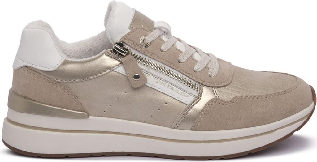 Tom Tailor Sportliche Schnürschuhe Damen 32303539323732 Beige 37 EU