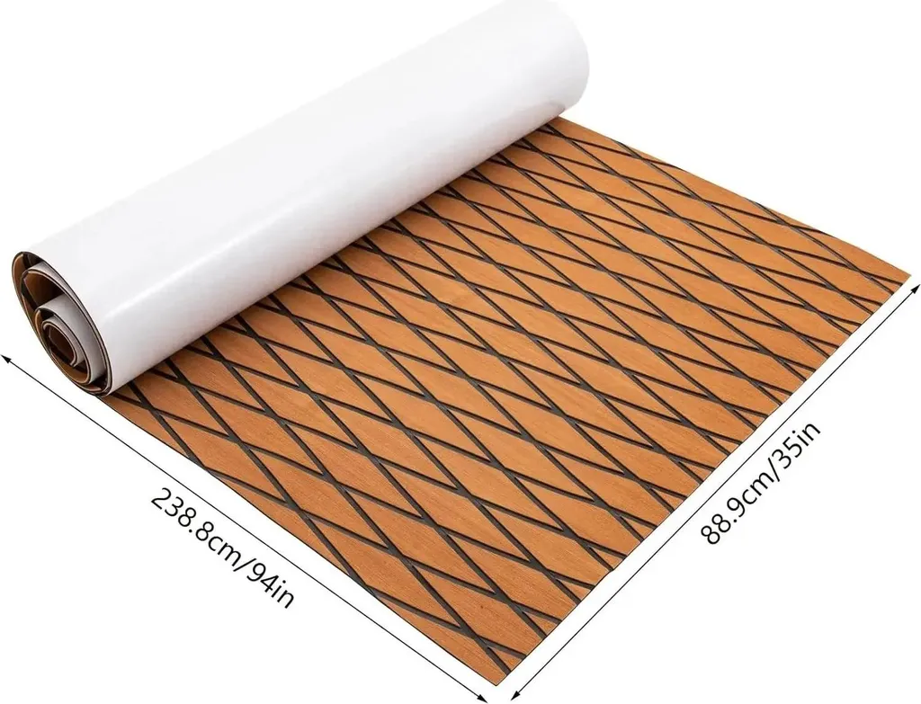 Pavimentazione Marina in Schiuma Marrone Teak - Comfort e Sicurezza