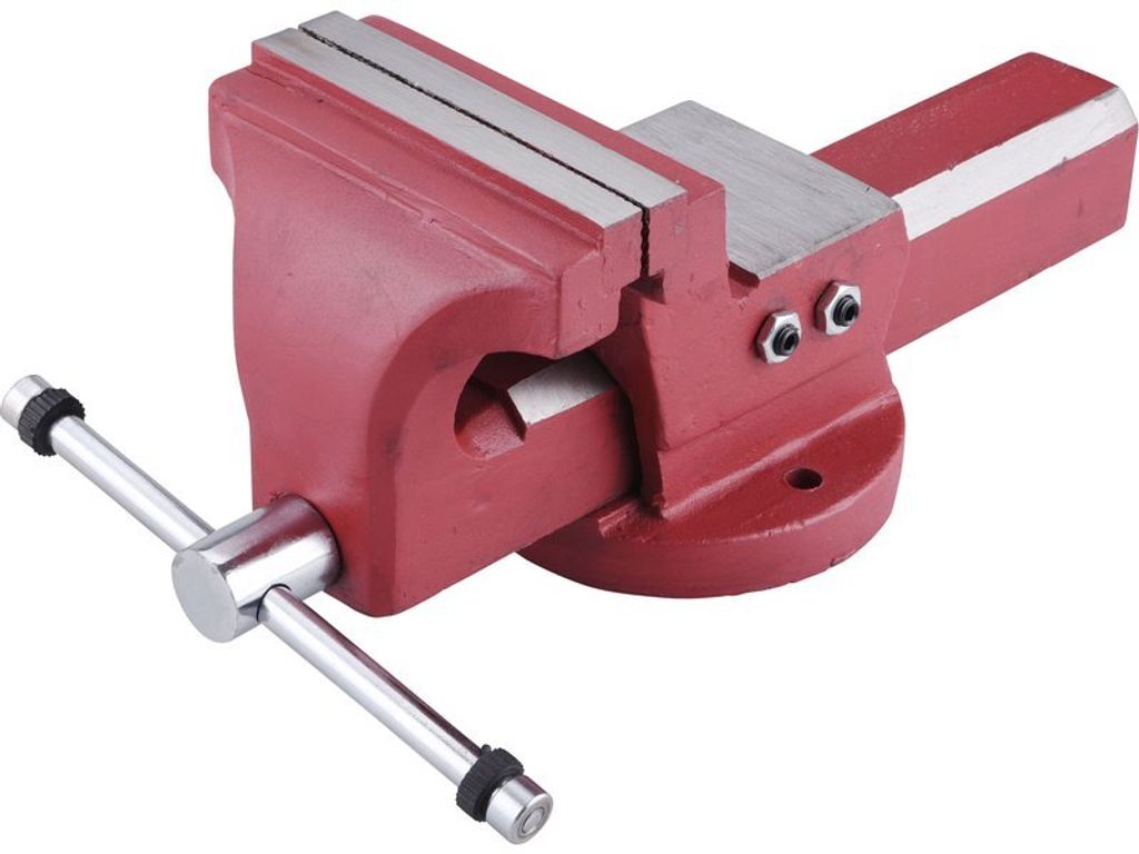 Fortum Schraubstock (4752614) Schraubstock mit Amboss, 150mm, Sphäroguss