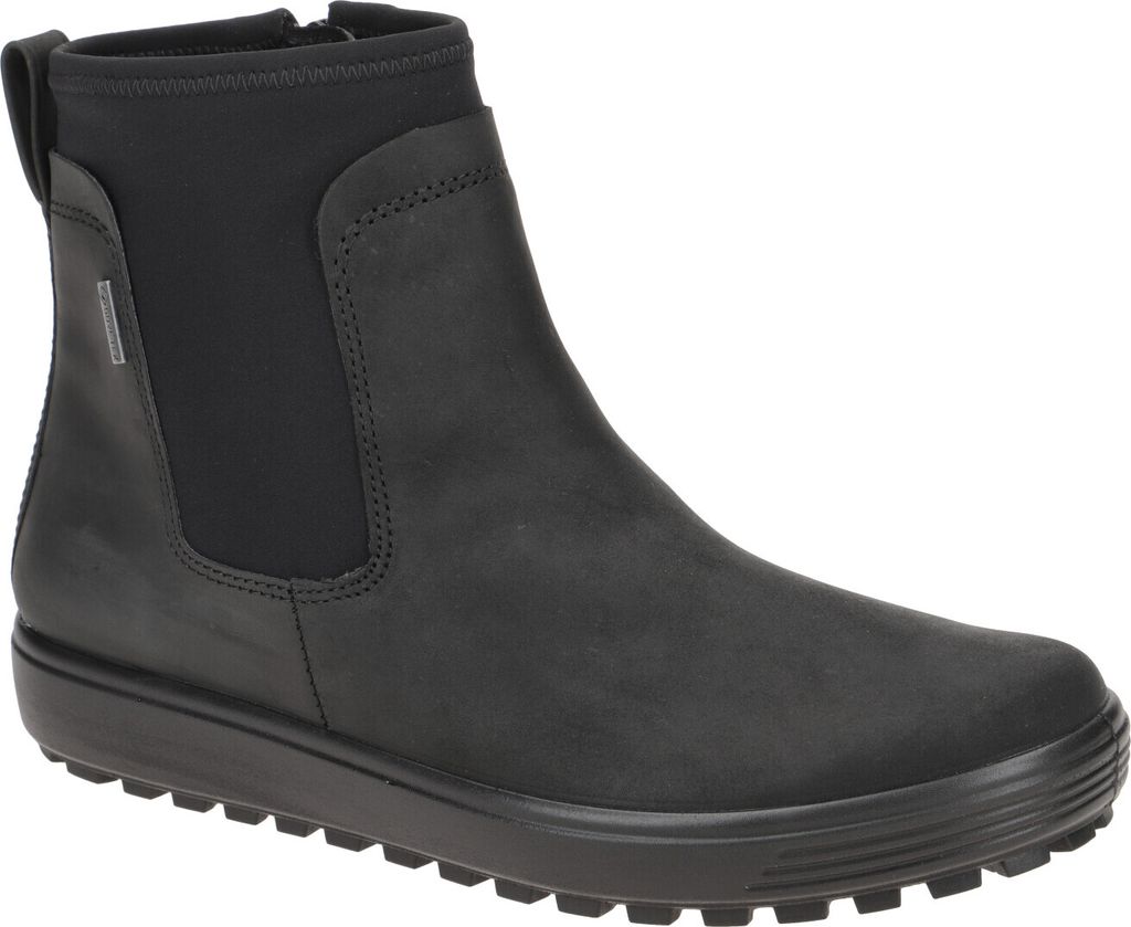 Ecco SOFT 7 TRED Damenschuhe - Stiefeletten schwarz Freizeit NEU