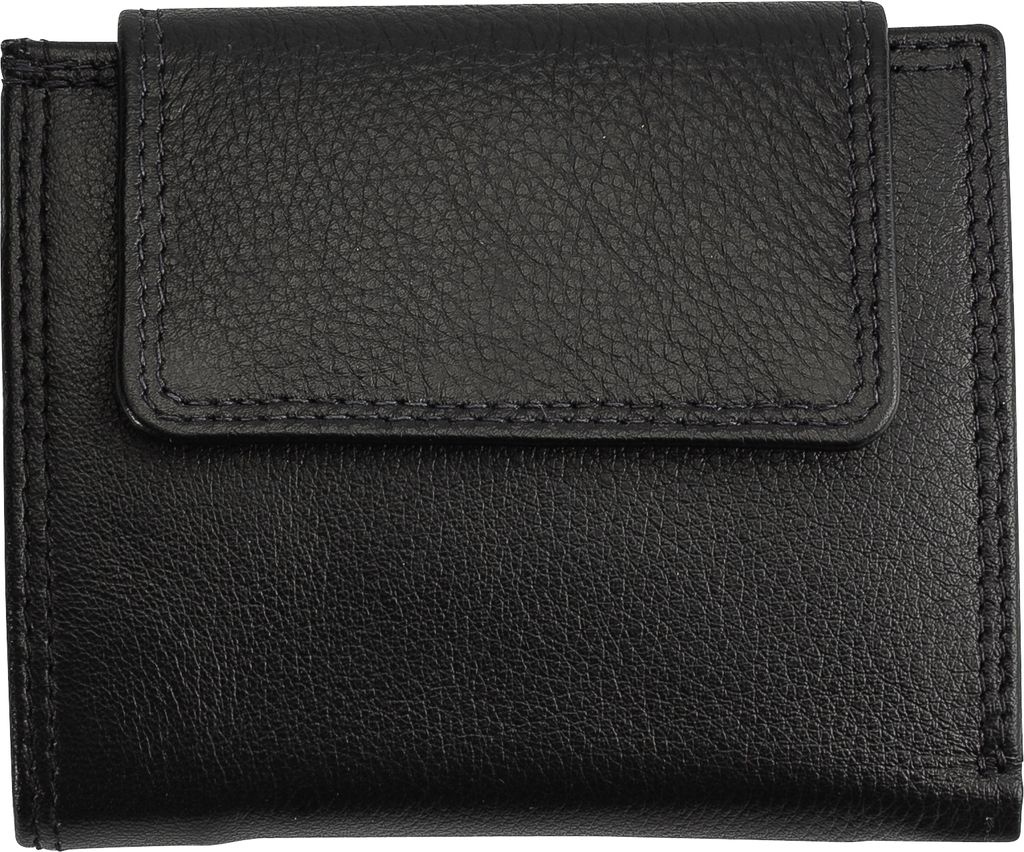 Josephine Osthoff Geldbörse Damen Portemonnaie klein KleinGeldbörse Herren slim Münzbörse Geldbeutel mit Münzfach echt Leder RFID-Schutz (944)