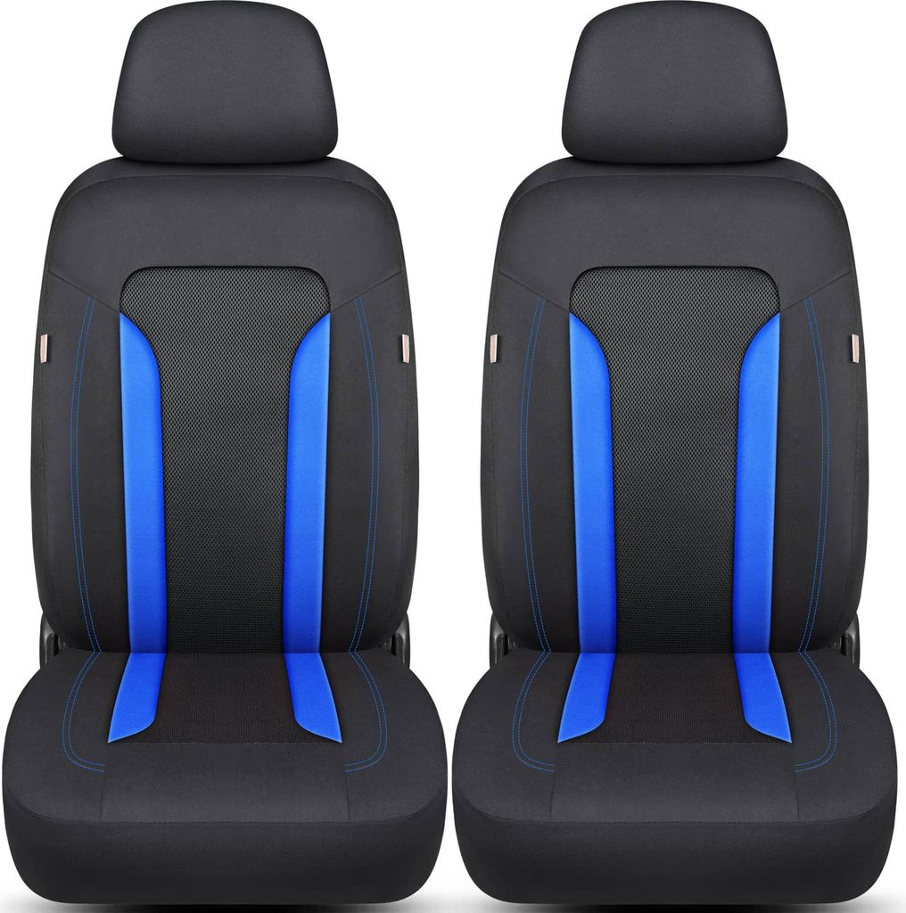 Schonbezüge Sitzbezüge für Honda Civic 8 Bj 2005-11 in Schwarz/Blau TF1