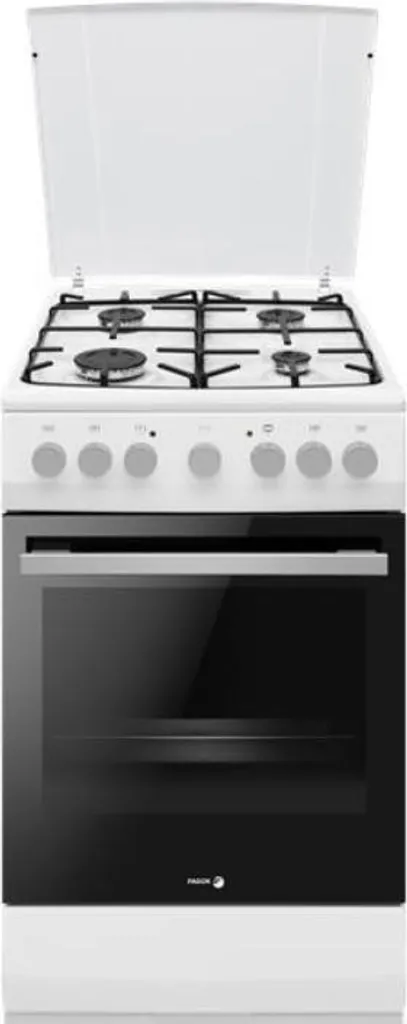 Cuisinière Fagor FCM104B 4 feux gaz avec sécurité thermocouple blanc